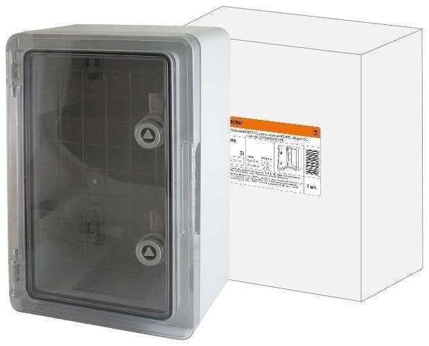 TDM electric SQ0933-0205 Бокс пластиковый ЩМП-0-5, прозрачная крышка ABS, IP65, -45 до +75 С, навесной, (500x400x240)