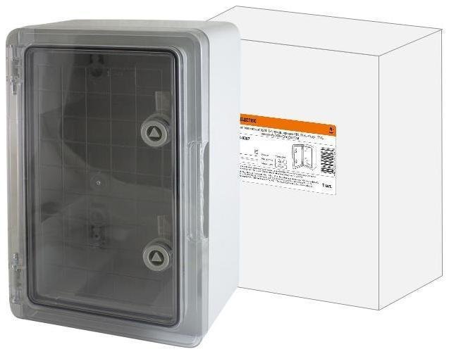 TDM electric SQ0933-0207 Бокс пластиковый ЩМП-0-7, прозрачная крышка ABS, IP65, -45 до +75 С, навесной, (600x400x200)