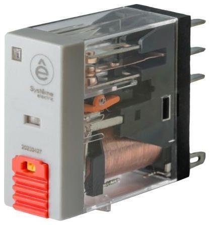 Systeme Electric SXG22B7 Реле 8A 2CO 24VAC тест кнопка LED [в упаковке 300, цена за 1 шт]