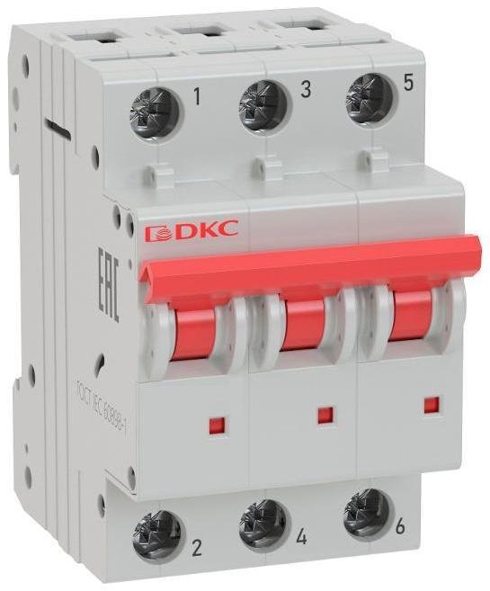 DKC MD63-3B32-10 Выключатель автоматический трехполюсный YON 10kA [в упаковке 4, цена за 1 шт]