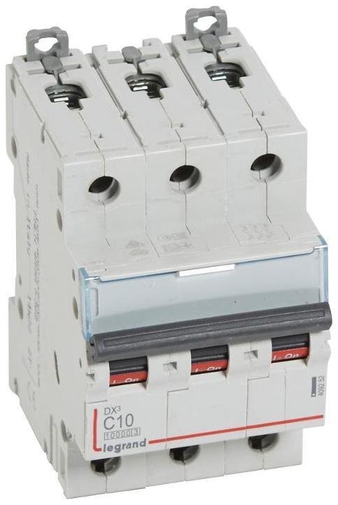 Legrand 409252 Выключатель автоматический трехполюсный DX3 10000 10А C 16кА