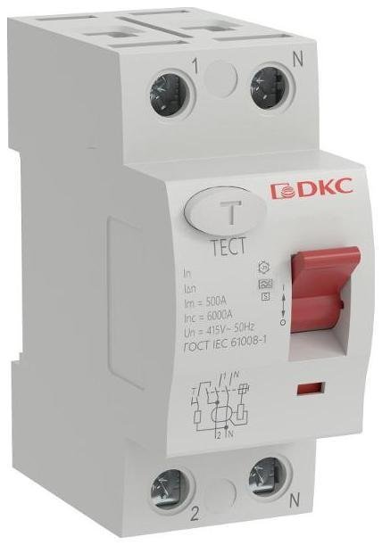 DKC MDL100-2P2-20-A-S УЗО YON макс (YON max) 2P, 30mA, 20A, type A-S