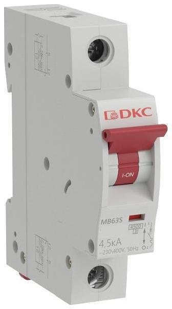DKC MB63S-1PD25 Модульный автоматич. выкл. YON MB63, 1P, характеристика D, 25A, 4,5kA [в упаковке 12, цена за 1 шт]