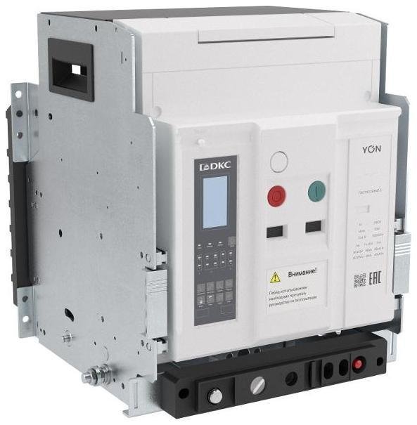 DKC ANX12HN3DH622200K Воздушный автоматич. выкл. YON pro ANX12H 3P 1250 А 85 кА, тип. N, расц. ETE, выкат., гор./верт. подкл., упр. 220 В AC