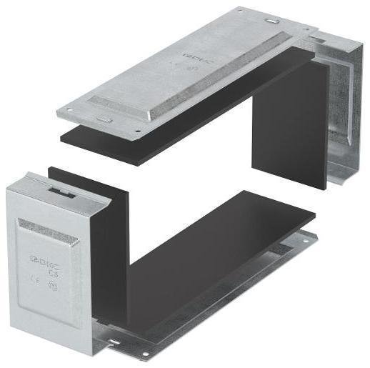 DKC SIP00505HDZL Комплект для обеспечения степени защиты IP44 в местах соединения секций лотков 50х50, цинк-ламельный(аналог горячеоцинкованный)