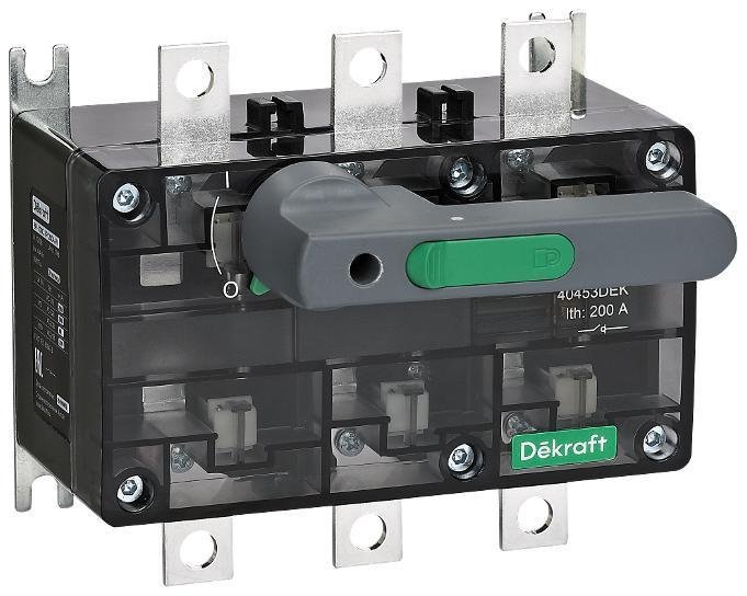 DEKraft 40452DEK Выключатель-разъединитель 160А 3Р с видимым разрывом ВР-103С