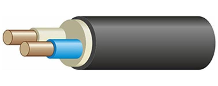 Кабель ВВГнг(А)-LS 2x10 ок (N)-0,66