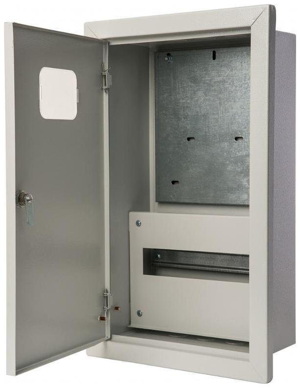 DEKraft 30302DEK Корпус метал. учетный встраиваемый 550х330х160 3-фаз 12 мод. IP31ЩРУВ-3/12