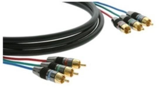 Кабель 3 x RCA вилка - вилка, высокого качества, 50', 15.2 м